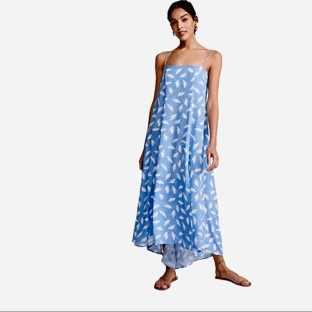 Anthropologie Capulet NWT Anabella Midi Dress In Ginkgo Size Small - Picture 12 of 15
